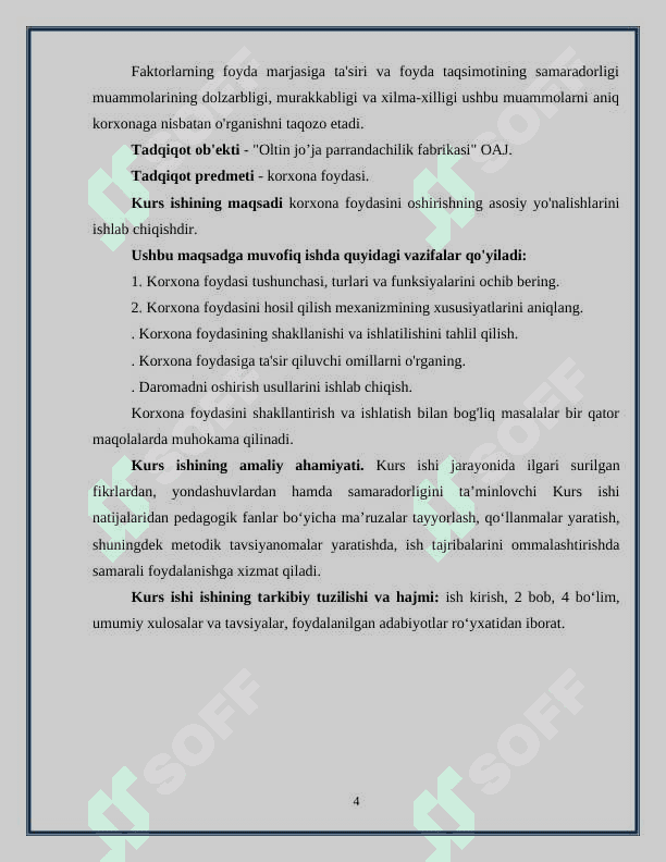 Korxona foydasini shakllantirish va undan samarali foydalanish yo’llari 4