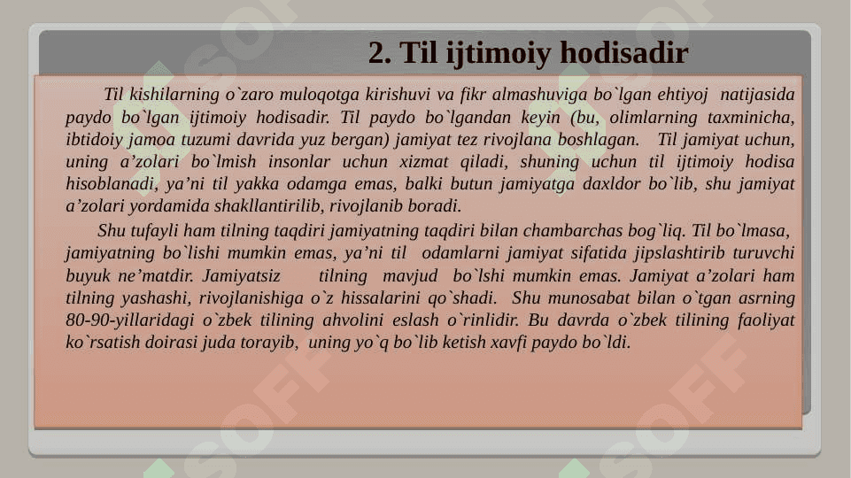 " Ona tili va uning jamiyatda tutgan oʻrni“ 4