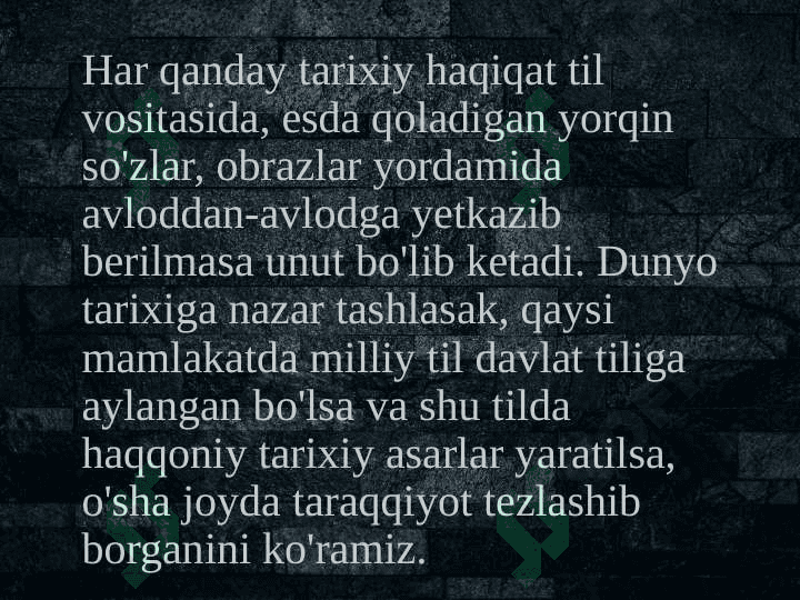 Milliy tillarning shakllanishi 3
