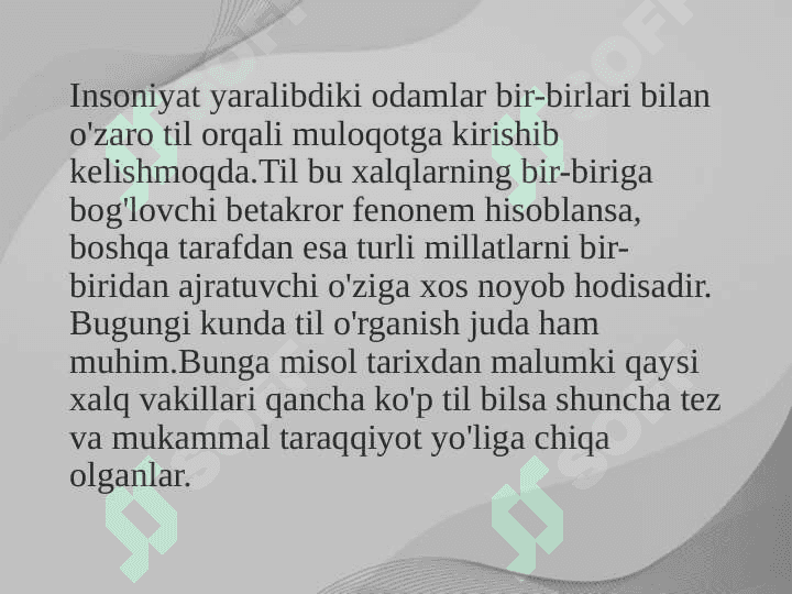 Xorijiy tillarga qiziqishning asosiy sabablari 2