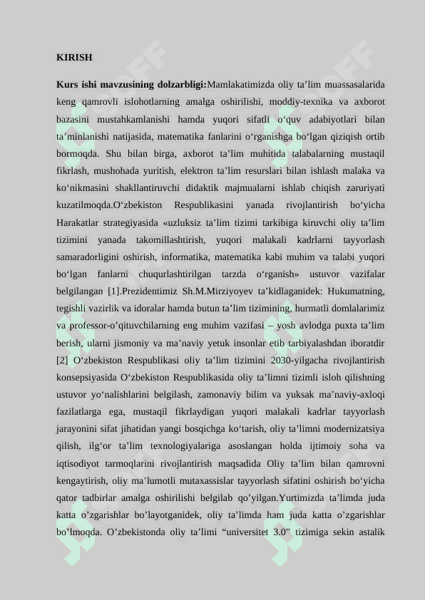 Absolyut uzluksiz va singulyar funksiyalar  kurs ishi 3