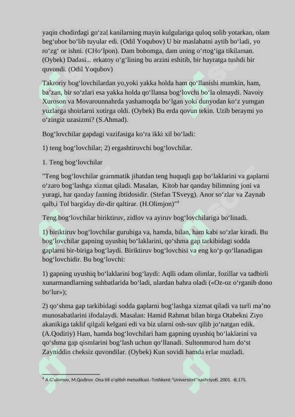 Yordamchi so’zlar haqida 8
