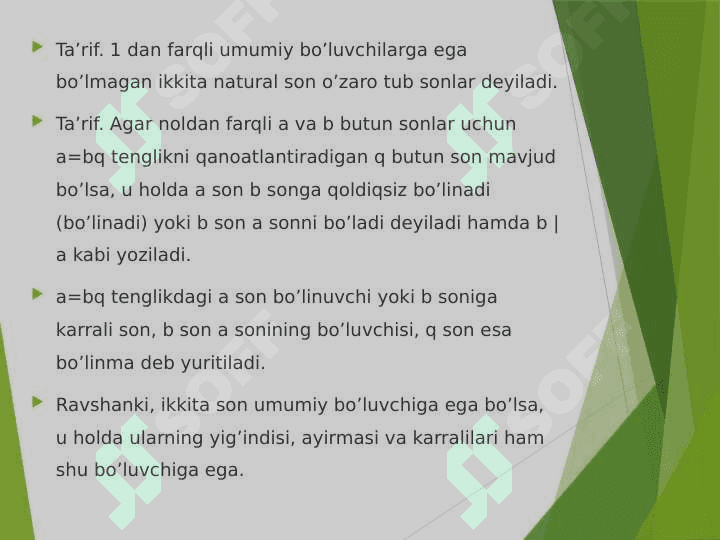 Tub va murakkab sonlar 4