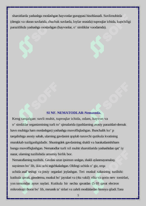 Parazit chuvalchanglar 5