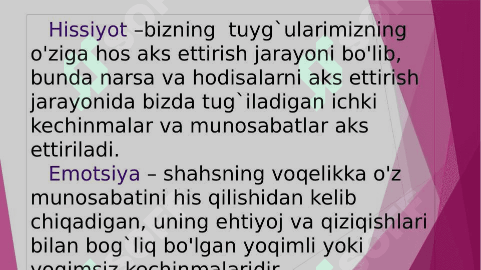 Hissiyot va iroda 3