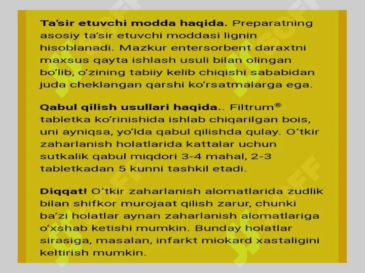 Ovqatdan zaxarlanishlar va ularning profilaktikasi 6