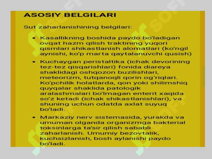 Ovqatdan zaxarlanishlar va ularning profilaktikasi 8