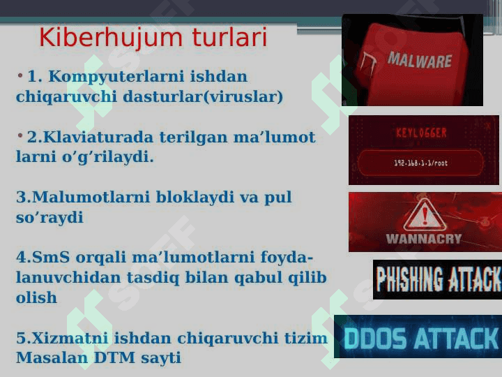 TARMOQLARDA XAVFSIZLIK MUAMMOLARI.. 4