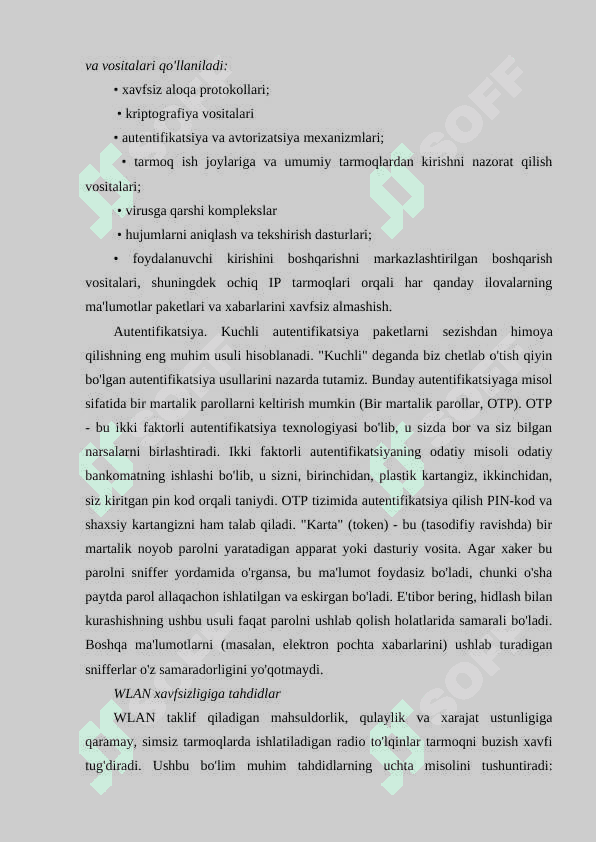 TARMOQLARDA XAVFSIZLIK MUAMMOLARI 4