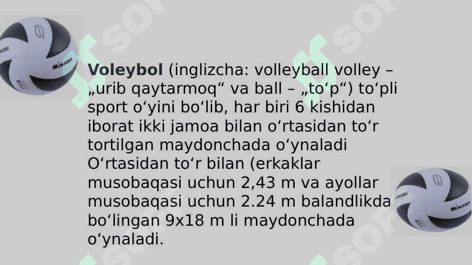 VALEBOL OʻYINING VUJUDGA KELISHI VA RIVOJLANISH TAʼRIXI 3