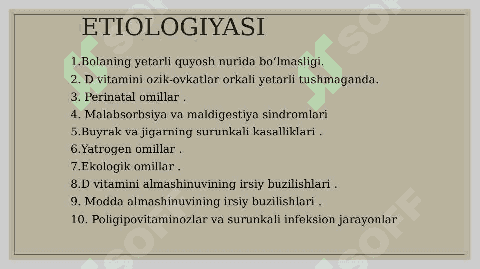 Bolalarda raxit kasalligi 2