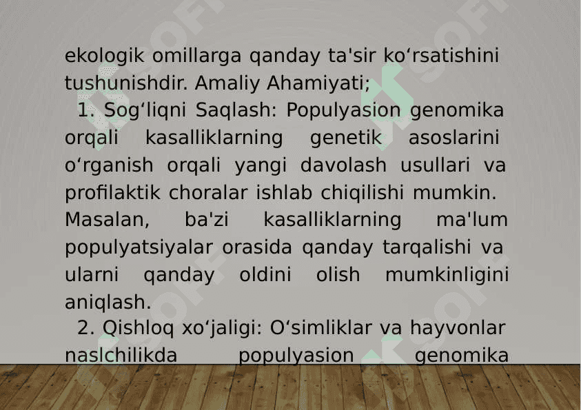 8-Mavzu: Populyatsion genomika. 3
