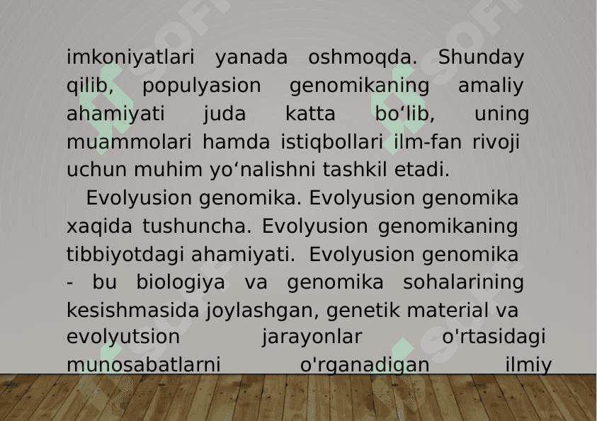8-Mavzu: Populyatsion genomika. 7