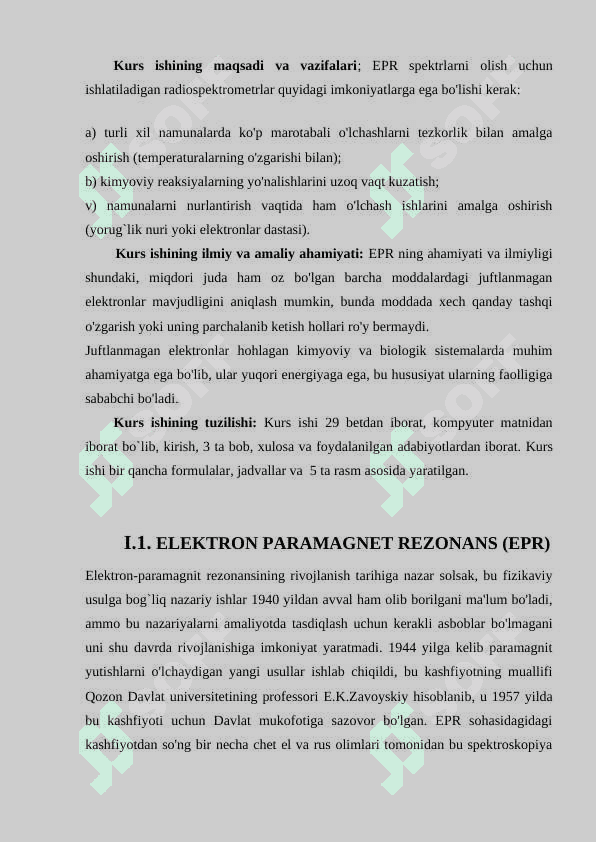 ELEKTRON PARAMAGNIT REZONANS SPEKTROSKOPIYASI 3