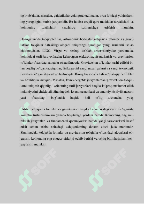 GRAVITATSION MAYDONDA FOTONLAR 4 4