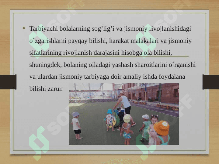 Maktabgacha yoshdagi bolalarda jismoniy rivojlantirish qanday amalga oshiriladi 3