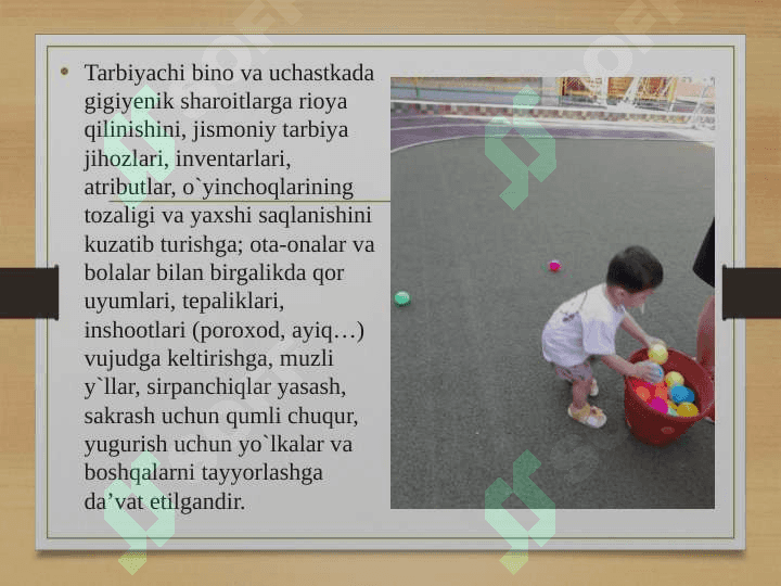 Maktabgacha yoshdagi bolalarda jismoniy rivojlantirish qanday amalga oshiriladi 4
