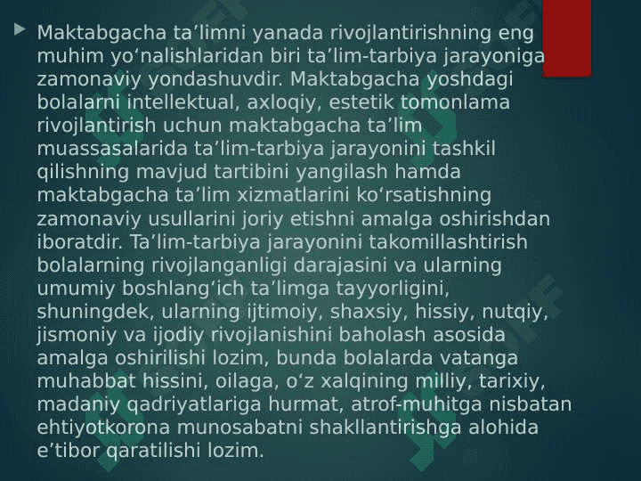Maktabgacha ta'limda STEAM ta'lim texnologiyasidan foydalanish mohiyati 2
