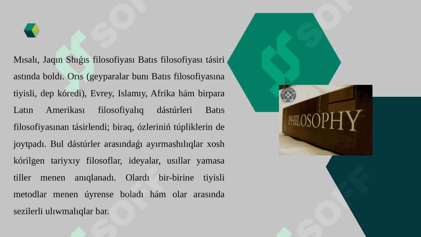Shıģıs filosofiyası 3