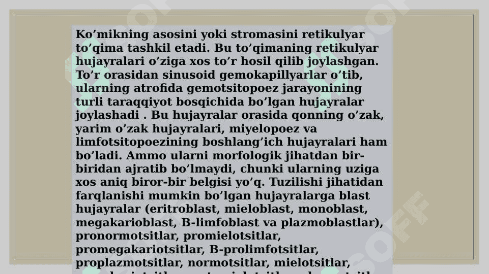 Gemotsitopoez va uning bosqichlari 4