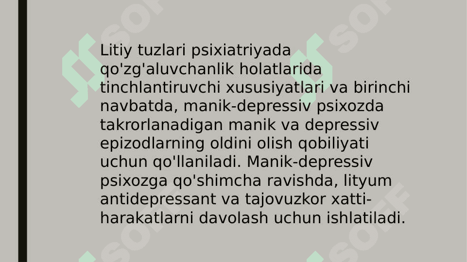 Litiy tuzlari 2
