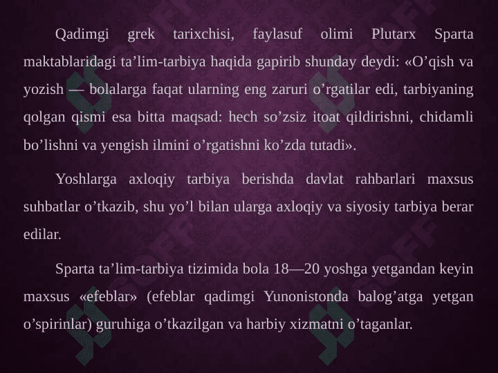 Jahon pedagogika fani rivojlanish tarixi bayoni. Yan amos Komenskiyning pedagogic sistemasi 7