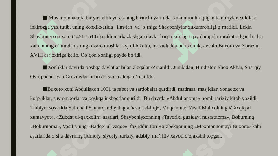 XVII-XIX asrning birinchi yarimida tarbiya, maktab va pedagogik fikrlar 2