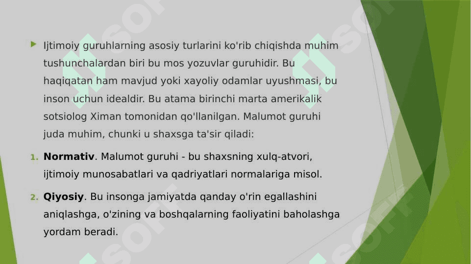 Ijtimoiy guruhlar turlari va tushunchasi 3