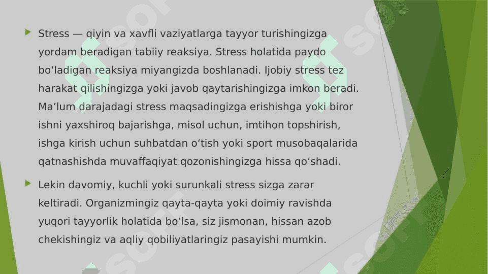 STRESS MENEJMENTI 8