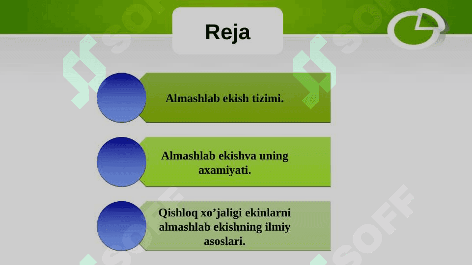 Bug’doy – G’o’za  almashlab ekish  tizimi 2