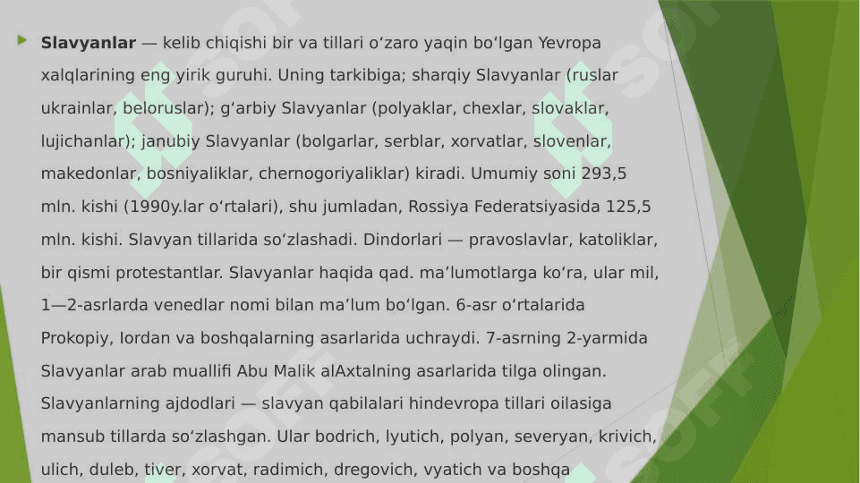 Slavyan xalqlari tarixi 2