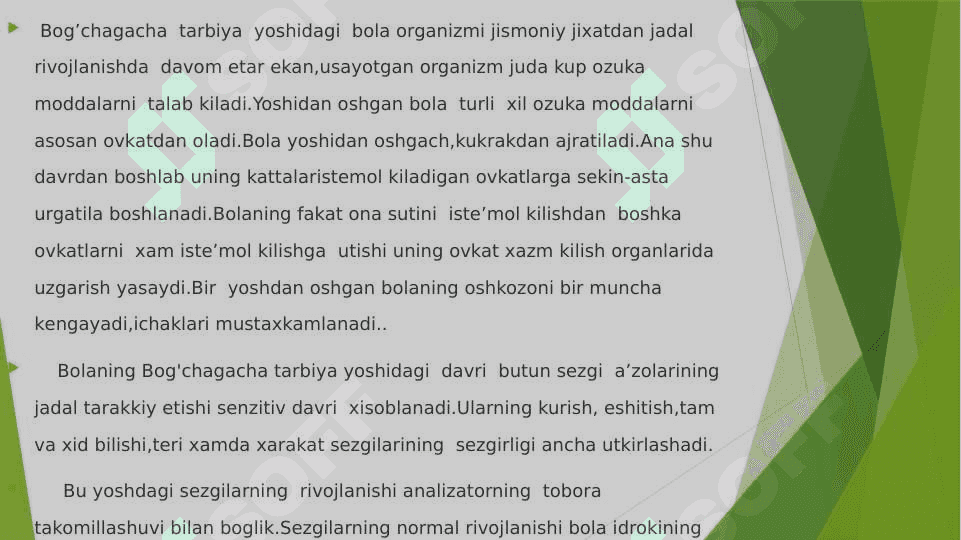 Ilk bolalik davridagi psixik ôsish 3