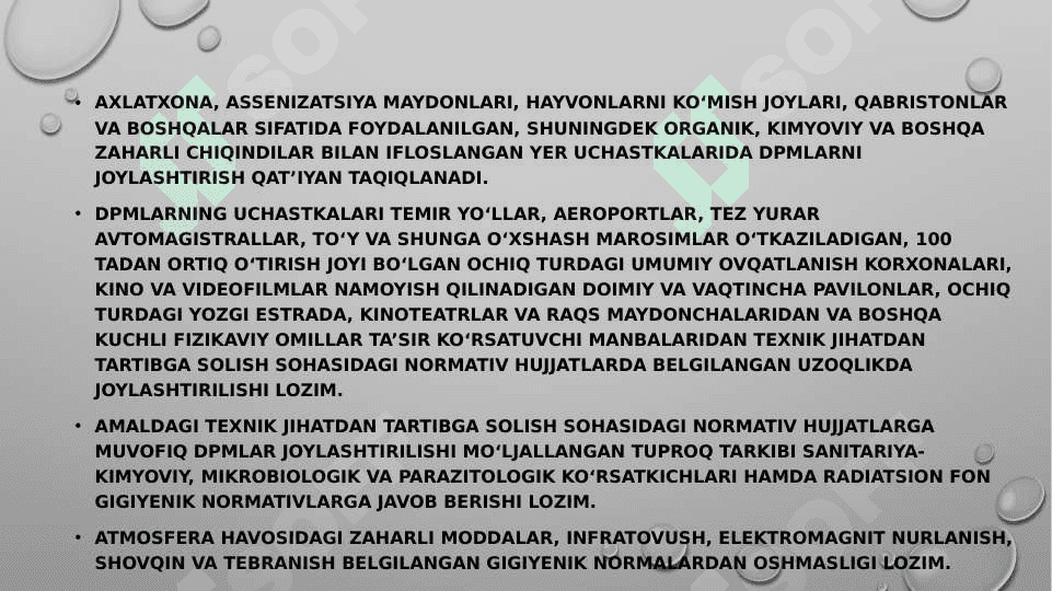 loyiha materiallari boyicha davolash profilaktika muassasalarini baholash 6