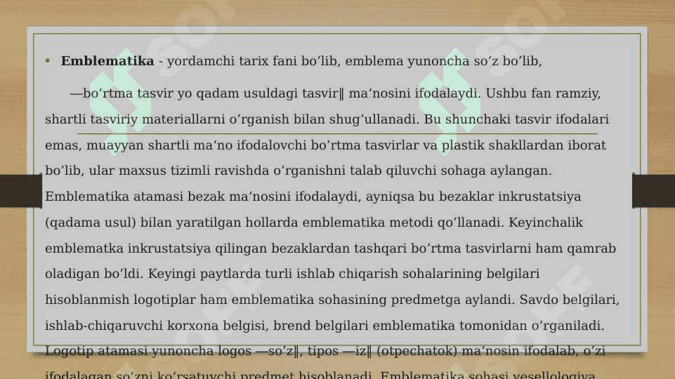 Yordamchi tarixiy fanlarning yangi sohalari 7