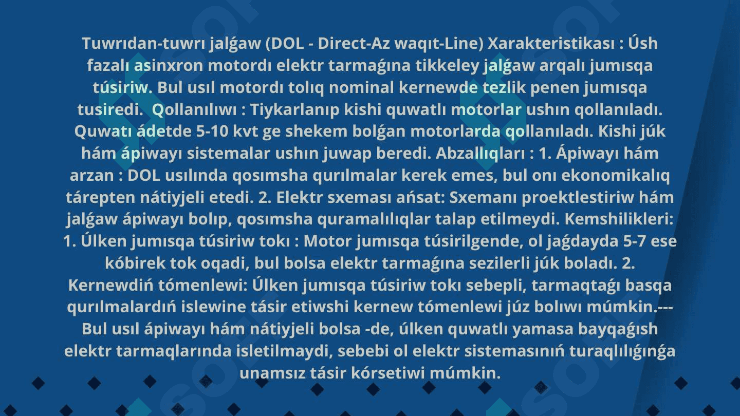 Asinxron mashinasi 3