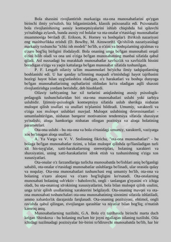 OTA-ONA VA FARZANDLAR MUNOSABATLARINING O‘ZIGA XOSLIGI.docx 2