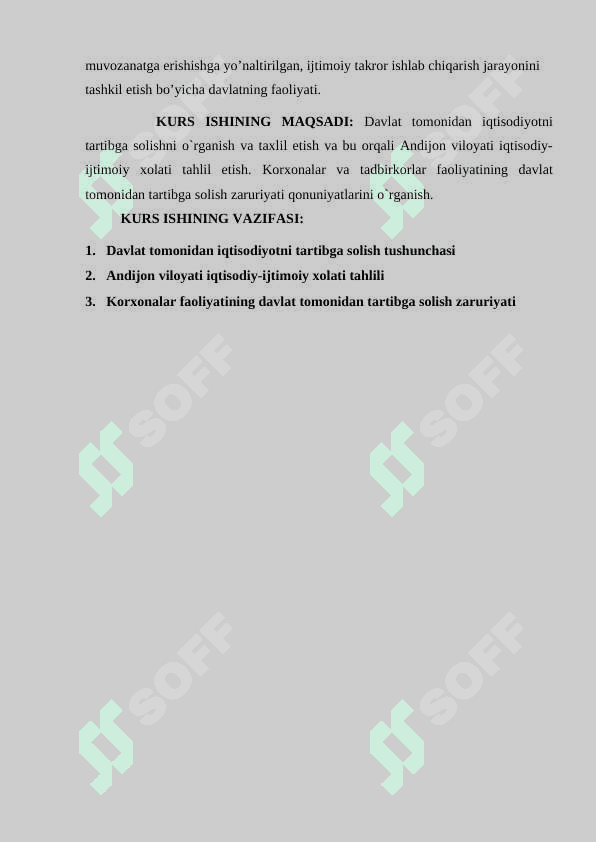 Korxonalar faoliyatini davlat tomonidan tartibga solish tartibi 4
