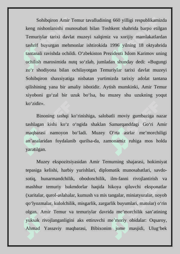O’zbekiston muzeylari 8