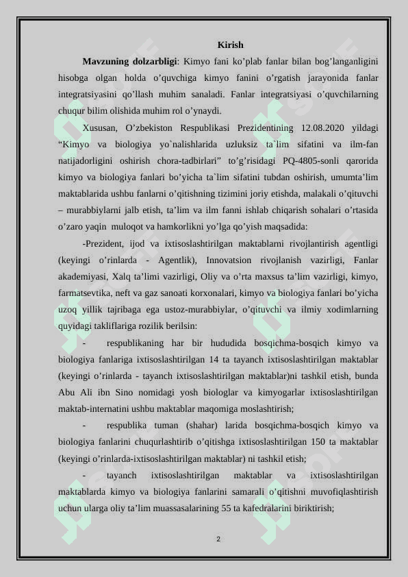 Ebulioskopiya va krioskopiyaga oid masalalar yechish metodikasi 2
