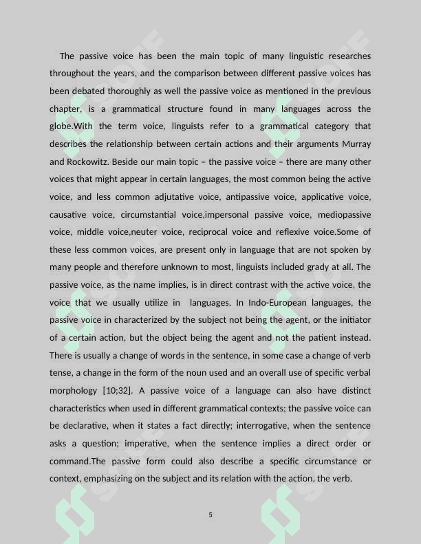 Passive voice 5