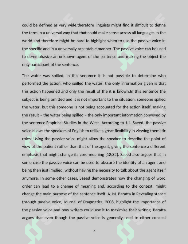 Passive voice 7