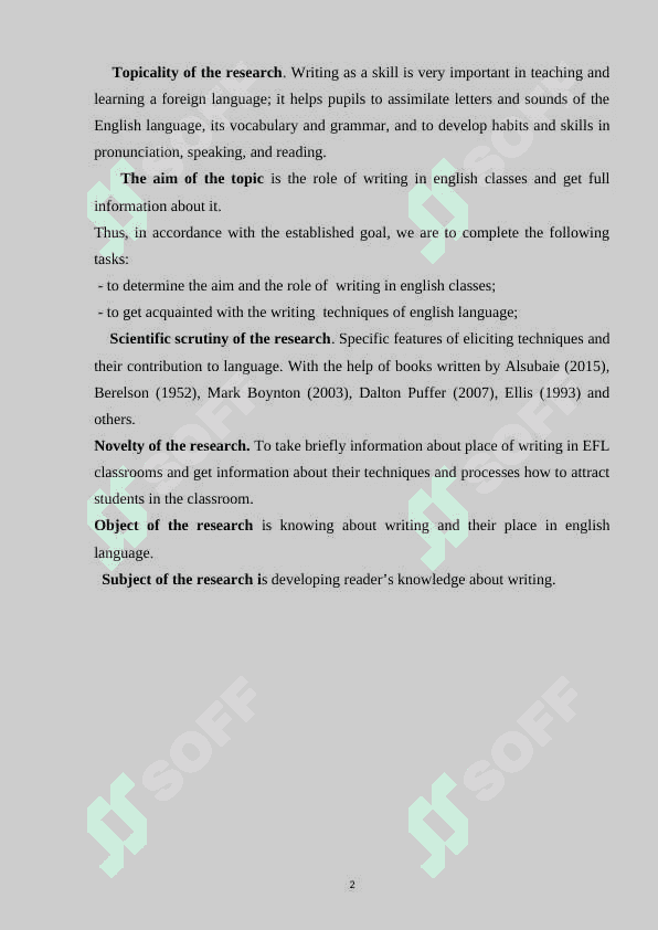 Teaching writing to students of professional colleges in english lessons 3