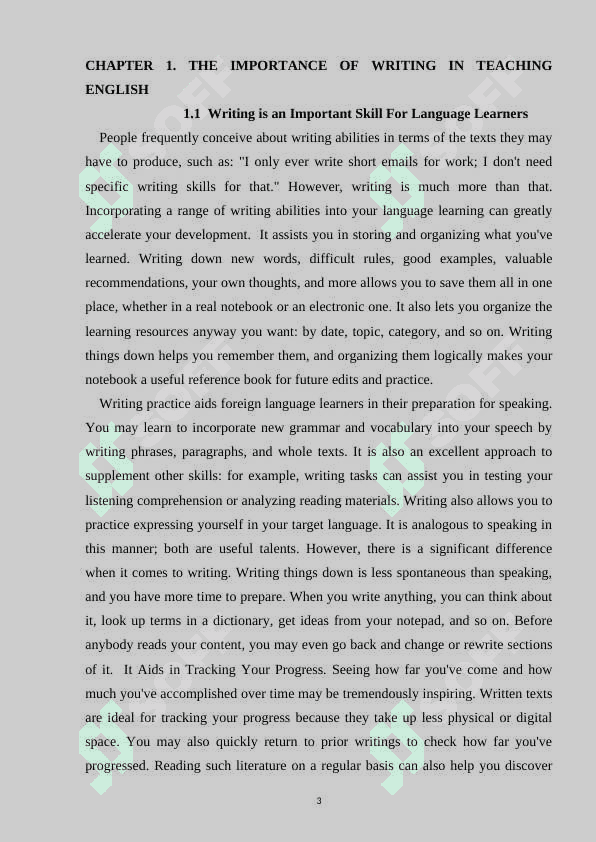 Teaching writing to students of professional colleges in english lessons 4