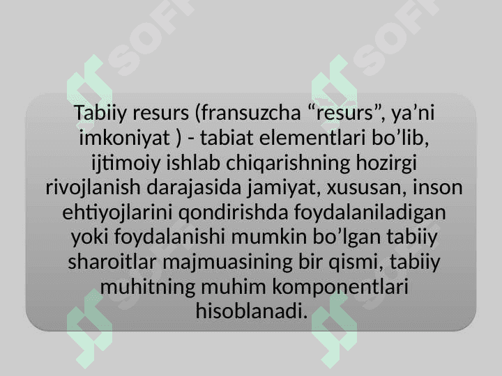 O’zbekistonning tabiiy sharoiti va resurslarini iqtisodiy geografik baholash 3