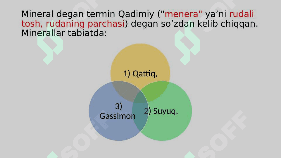 Tog’ jinslari va minerallar 2
