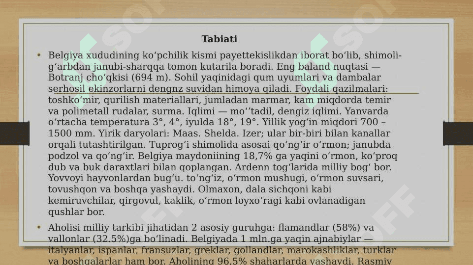 BELGIYA DAVLATI 3