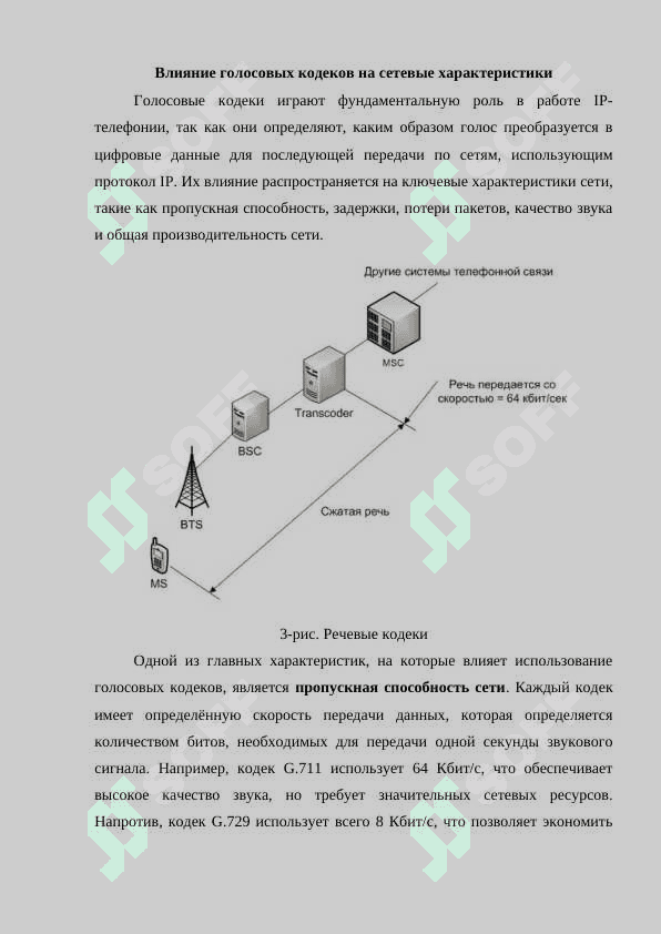 Исследование влияния голосовых кодеков на сетевые характеристики сетей IP-телефонии 7