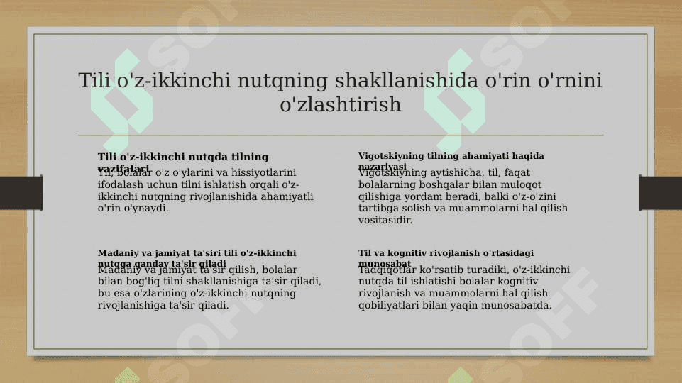 L.S. Vigotskiy va J. Piajening egotsentrik nutq tuzilishi, funktsiyalari, va rivojlanishi haqidagi munozaralari 6