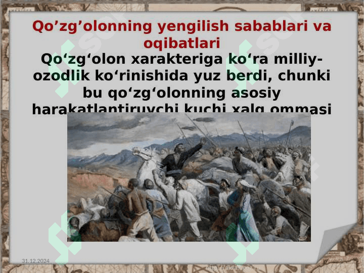 Turkistonda 1916-yilgi voqealarning oqibatlari va ahamiyati 2