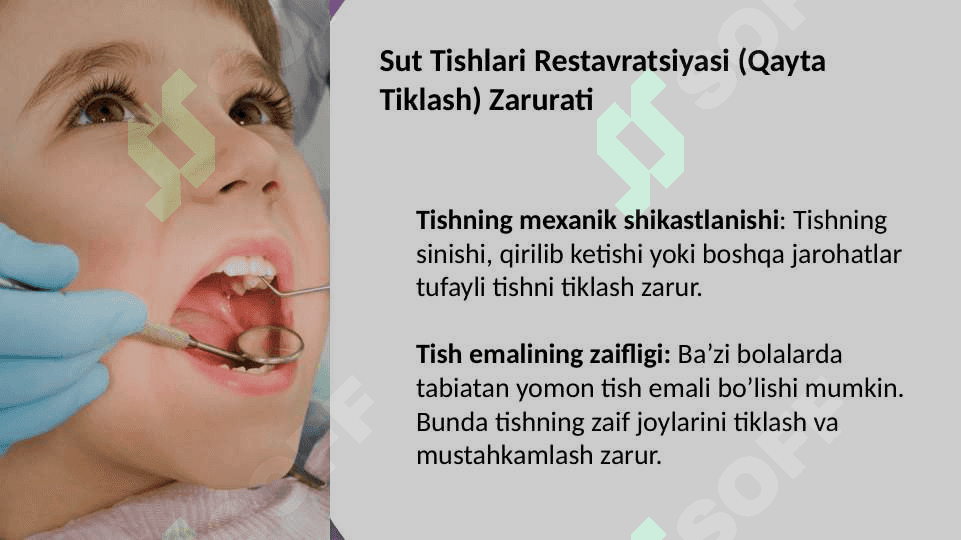 Bolalarda sut tishlari restavratsiyasi 4